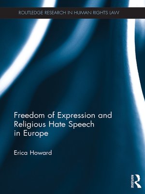 cover image of Freedom of Expression and Religious Hate Speech in Europe